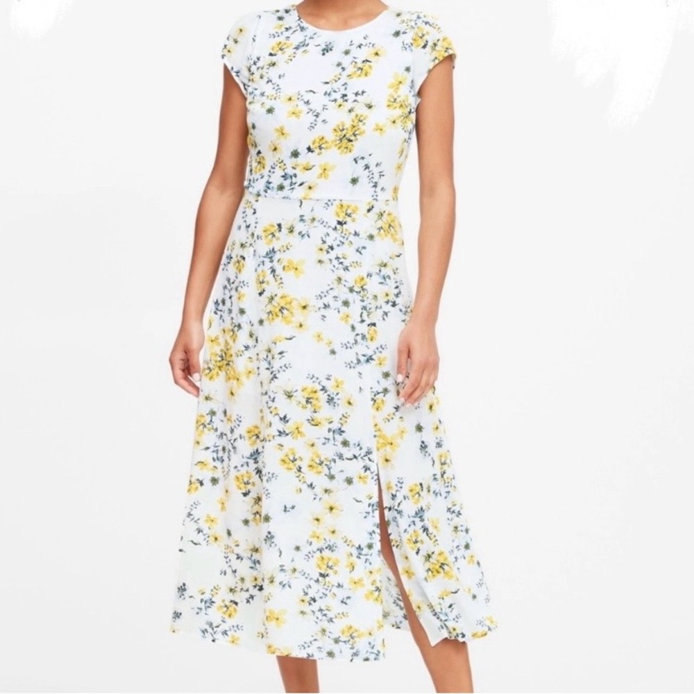 Banana Republic ECOVERO MIDI DRESS size 0